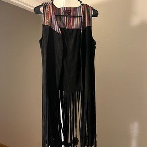 Rock&Roll Cowgirl vest with fringe